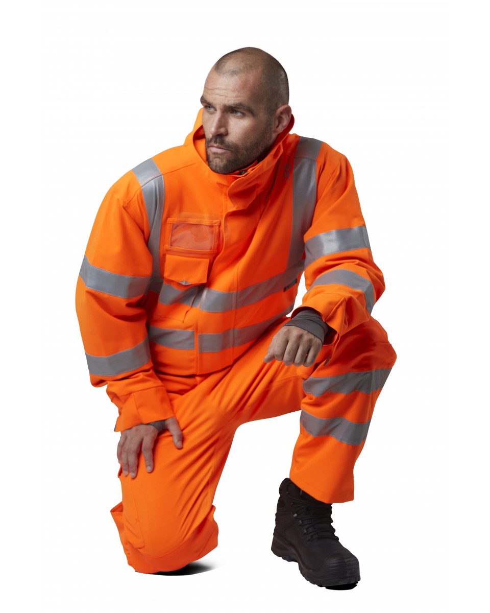 ISO 20471 Class 3 EcoViz® 10KX Stretch Coverall Orange